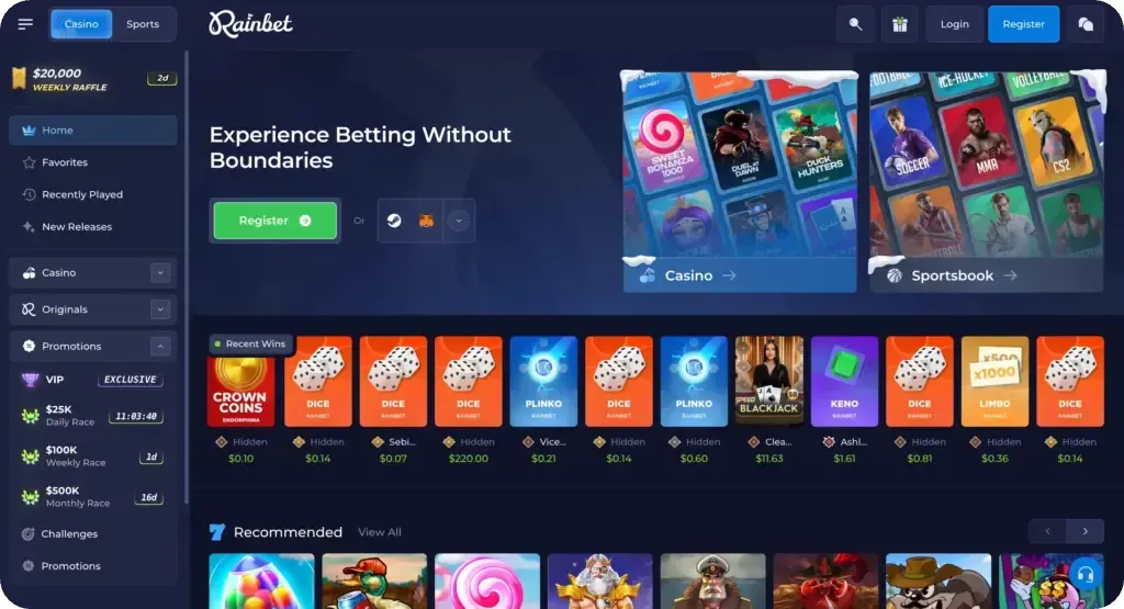 Bonus Rainbet