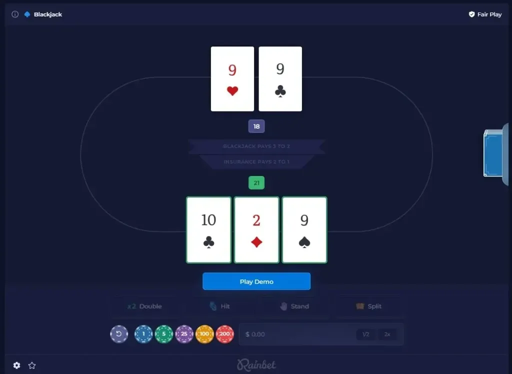 Codice Bonus Rainbet